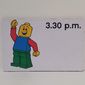 Activity Card, Time-Teaching 12-Hour Clock 3.30 p.m.