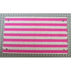 Belville, Tent Cover with Pink Stripes Print