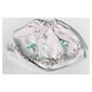 Belville, Skirt, Long with Rose Pattern Border under Sheer Pink Layer with 2 Pink Rosettes