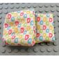 Duplo, Sleeping Bag / Baby Pouch with Blue, Lime, Red and Yellow Bunny Print