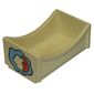 Duplo Bed 2 x 4 with Moon and Cloud Print (Old Style)