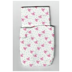 Scala, Sleeping Bag / Baby Pouch with Green Dots and Pink Bows