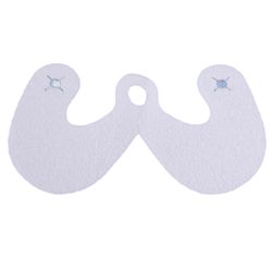 Neckwear Cape, Curved with One Center Hole and Two Hand Holes