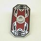Shield Rectangular with Stud, Knights Kingdom Vladek Scorpion Print (Non-Sticker)