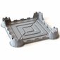 Baseplate Raised 40 x 40 x 5 Castle Chess Board with No Studs