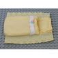 Belville, Sleeping Bag / Adult Pouch with White Lace and Pink Rose Print