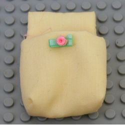 Belville, Sleeping Bag / Baby Pouch with Green and Pink Floral Bow