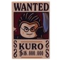 Tile 2 x 3 with 'WANTED', KURO', '16.000.000' print