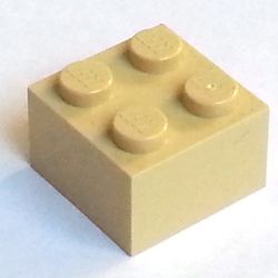 LEGO LEGO Plaque 8x8 - Couleur : Tan