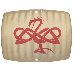 Sail, Rectangle, Curved with Viking Snake Print
