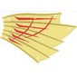Sail 27 x 20 with Dark Tan/Red Lines print (Destiny Bounty)