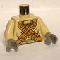 Torso Robe, Breathing Apparatus, Cross Bandoliers Print (Tusken Raider), Tan Arms, Dark Gray Hands