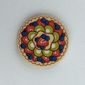 Tile Round 2 x 2 with Bottom Stud Holder with Fruit Pie Print