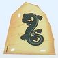 Sail, Angular, Junk with Green Oriental Dragon Print