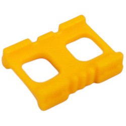 LEGO part 27145 Minifig Hipwear Utility Belt in Flame Yellowish Orange/ Bright Light Orange