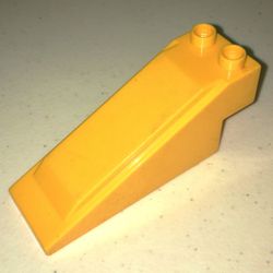 Duplo Road Section Slope with 2 Studs on Top