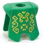 Minifig Neckwear Armor Breastplate with Leg Protection, Rascus Geometric Print