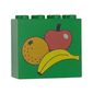 Brick 2 x 4 x 3 with Apple, Banana and Orange print