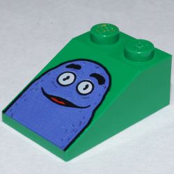 LEGO PART 30474pr0003 Slope 33° 3 x 2 Smooth with McDonald's Grimace ...