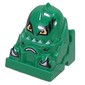 Racer Driver Head, Brick Special 2 x 2 Round, Yellow Eyes, White Teeth print (Snake)
