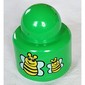 Primo Brick Round Rattle 1 x 1 with Two Bees Print