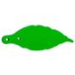 Belville, Plant, Leaf 6 1/2 x 18 1/2 For Set 5862