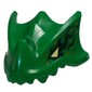 Creature Body Part, Dragon Head Upper Jaw with Bright Light Yellow Eye, Dark Green/Gold Markings print