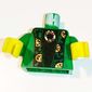 Torso Robe with Green and Gold Trim Print (McGonagall), Green Arms, Yellow Hands