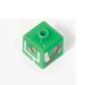 Pen Bead, Square with Football Goal, Foot Kicking Ball Print