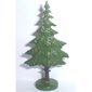 Plant, Tree Flat Pine painted with hollow base