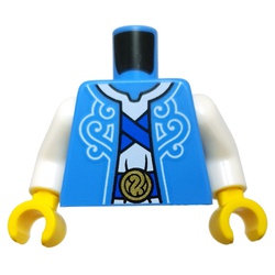 LEGO part 76382 MINI UPPER PART, NO. 6963 in Medium Blue