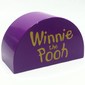 Duplo Brick 2 x 4 x 2 Curved Top with 'Winnie the Pooh' / Tree with Apples Print