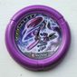 Large Figure Throwing Disk, Electro / Energy, 3 Pips, Electro Throwing Disk Print