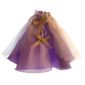 Belville, Skirt, Long Purple with Sheer Overlay