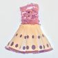 Belville, Dress, Adult, Sleeveless Net Top, White Skirt with Purple Dots Pattern