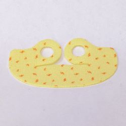 Neckwear Cape Collar with Bright Light Orange Fur print