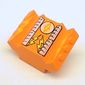 Brick Sloped 2 x 2 No Studs with Angled Side Block Extensions and Lightor Lightning Bolt Print
