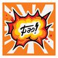Tile 2 x 2 with Kaboom print
