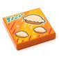 Tile 2 x 2 with Custard Pie print