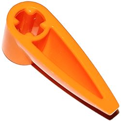 LEGO PART 48267 Technic Tooth 1 x 3 with Axle Hole [Hollow Underside ...