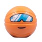 Minifig Head Special, Basketball with White/Blue Visors print