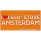 Tile 2 x 4 with 'I Heart LEGO STORE AMSTERDAM' Print