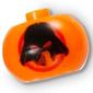 Pen Bead, Round Orb with Darth Vader Head Print