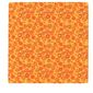 Scala, Blanket / Bedspread 22 x 22 with Multi Color Circles on Orange Print