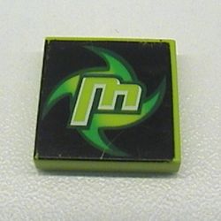 Tile 2 x 2 with Racers M Print (Set 8356)