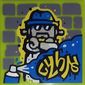 Tile 2 x 2 with Graffiti Artwork print (43112-1)