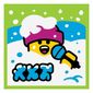 Tile 2 x 2 with Snow print