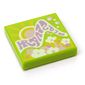 Tile 2 x 2 with Blooming Flowers print