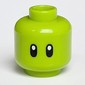 Minifig Head Z-Blob, Black Eyes Print