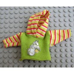 Scala, Sweater, Child, Hooded with Horse and Red Stripes Print